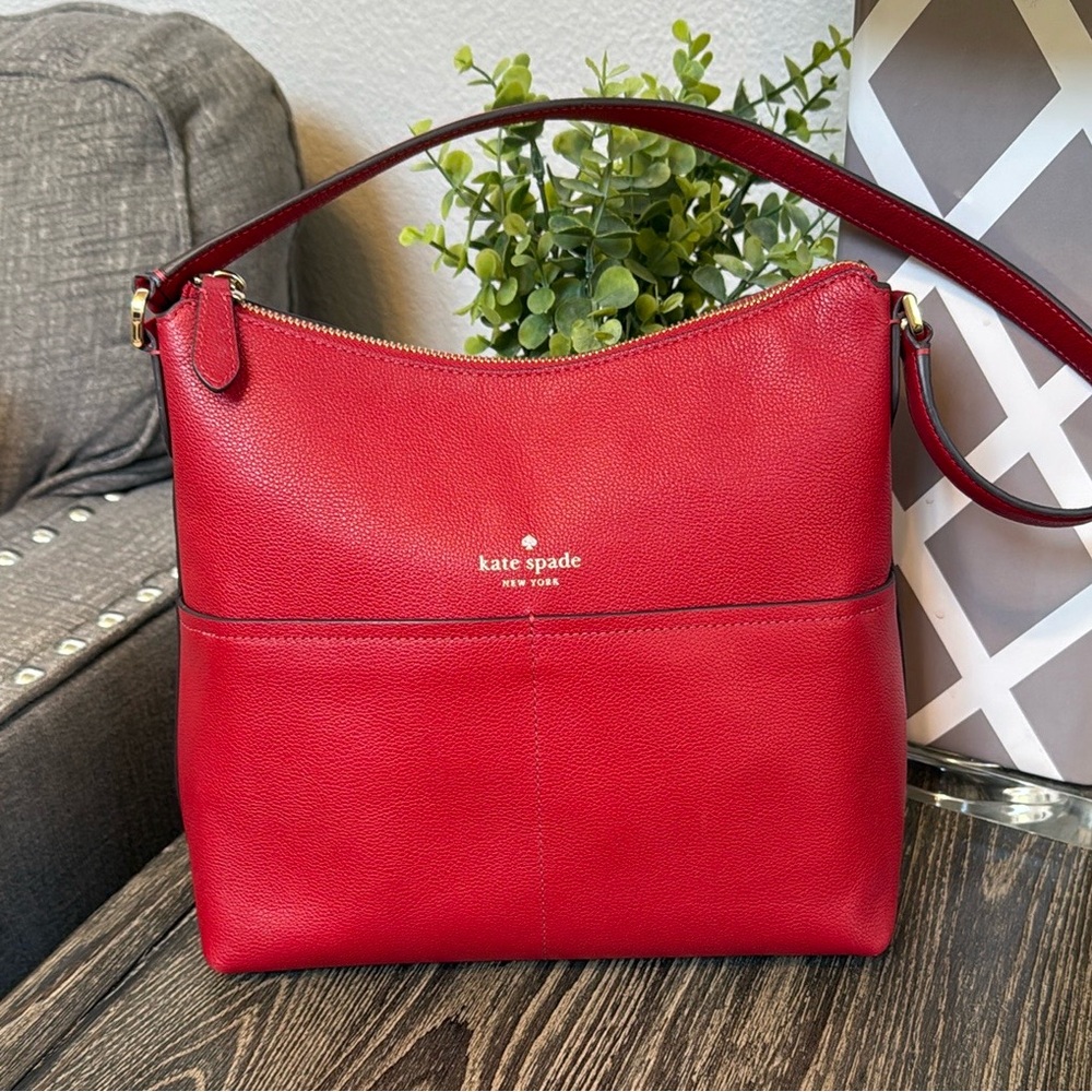 Kate Spade Red Bailey Shoulder Bag - Picture 7 of 12